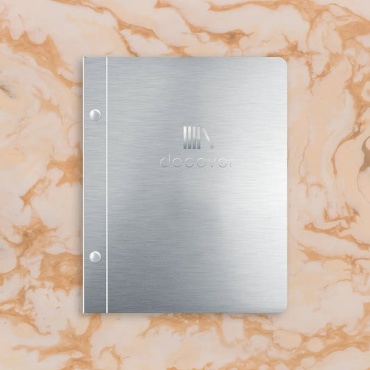 Metall-Menükartenbuchschraube A5 hoch