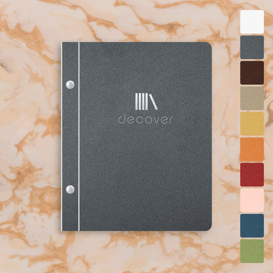 Beschichtete Menükartenbuchschraube A5 hoch