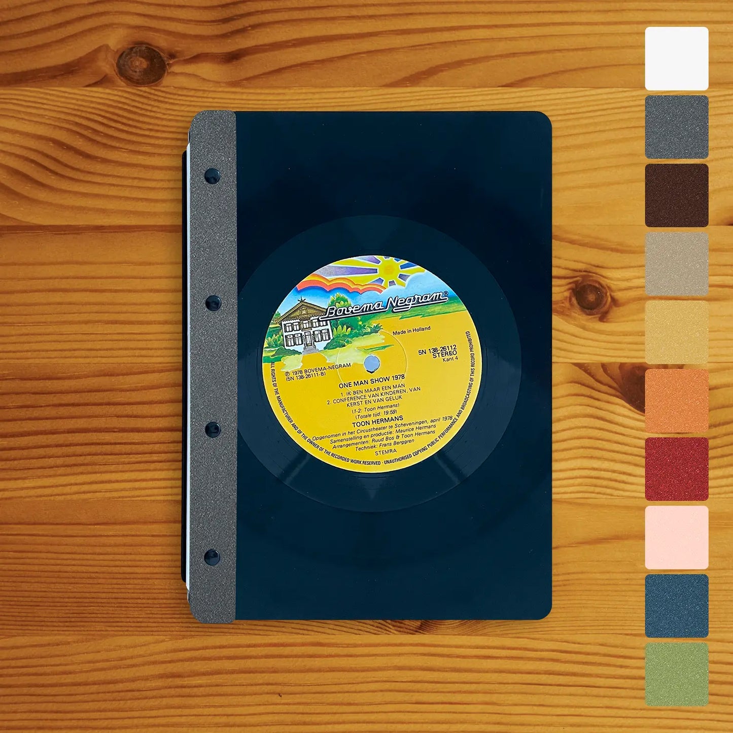 Vinyl-Menükarte (beschichtete Rückseite) A5 Hochformat