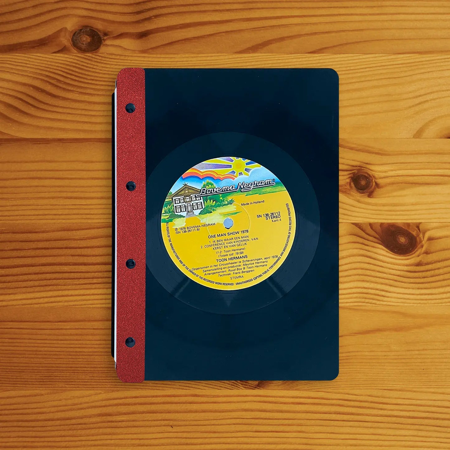 Vinyl-Menükarte (beschichtete Rückseite) A5 Hochformat