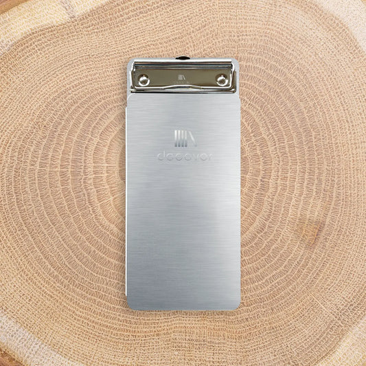 Metall-Rechnungsmappe mit Klemmbefestigung