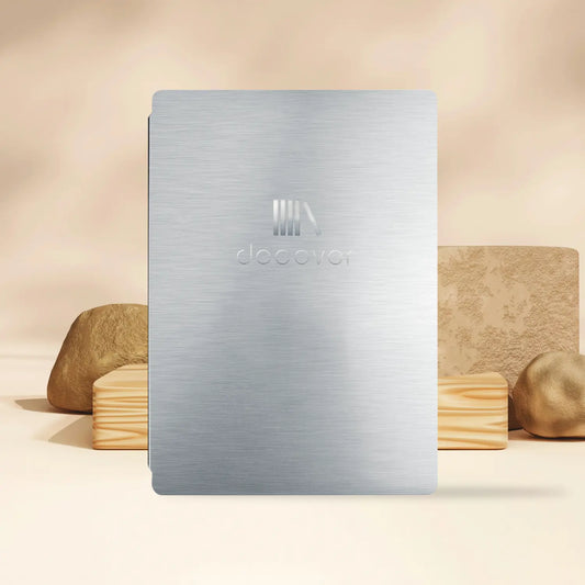 Metall-Menükarte elastisch A5 hoch