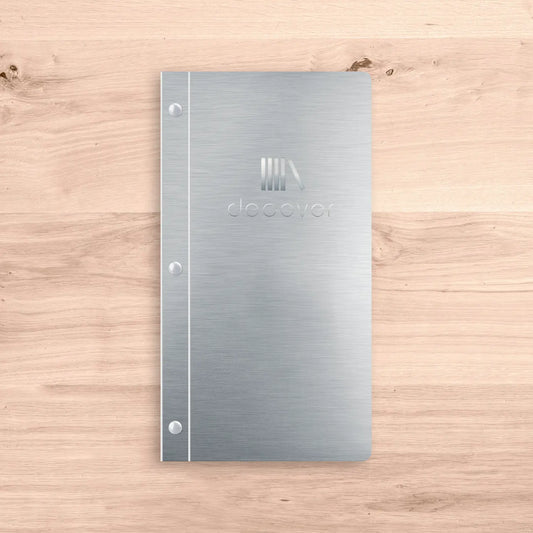 Metall-Menükarten-Buchschraube X-Lang