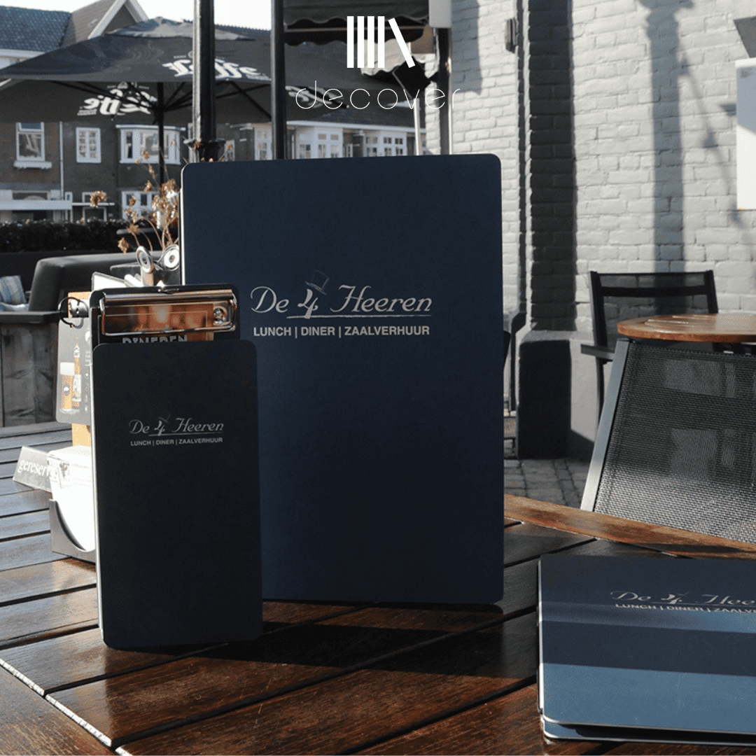 Menupresentatiemiddelen voor de horeca