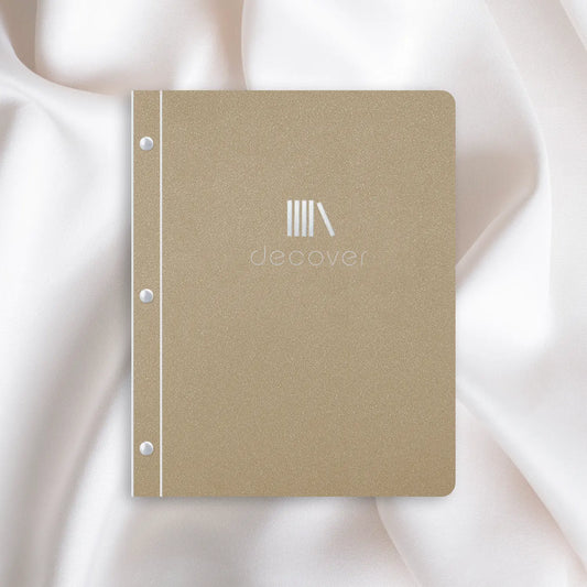 Beschichtete Speisekarte Buchschraube A4 hoch