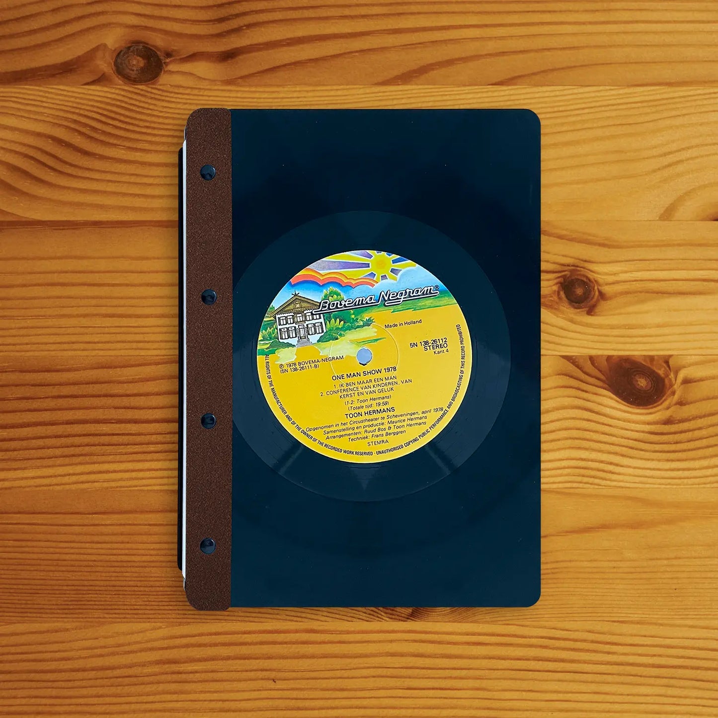 Vinyl-Menükarte (beschichtete Rückseite) A5 Hochformat