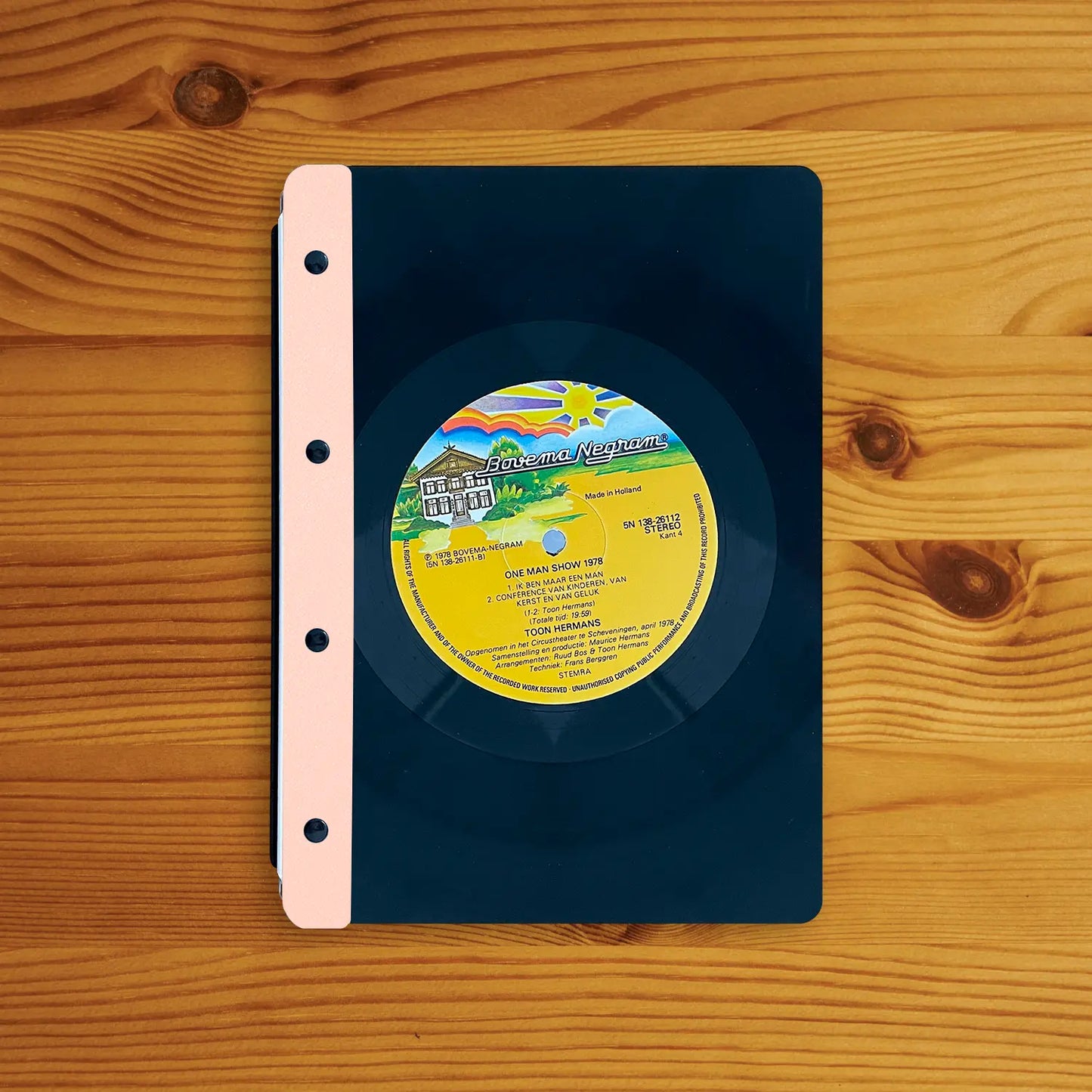 Vinyl-Menükarte (beschichtete Rückseite) A5 Hochformat